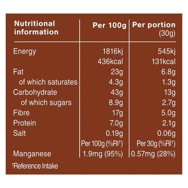 Graze Cocoa Orange Oat Boosts flapjack 4 x 30g, UK version