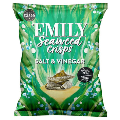 Emily Seaweed Salt & Vinegar Crisps 18g