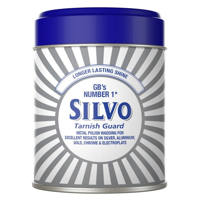 Silvo Metal Polish Cleaner Wadding 150ml (British brand)
