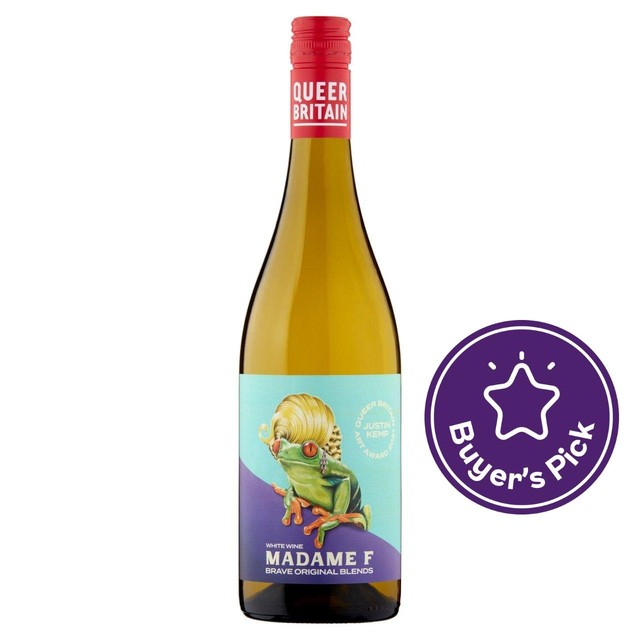 Madame F white wine Viognier Colombard Muscat blend 75cl, imported from the UK