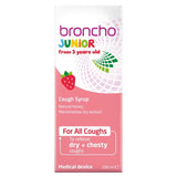 Broncho-Stop Junior cough syrup strawberry 200ml - British product