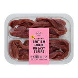 M&S duck stir fry strips 200g, imported from the UK