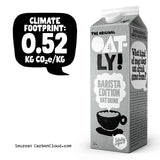 Oatly Barista Chilled Oat Drink 1L, imported from the UK