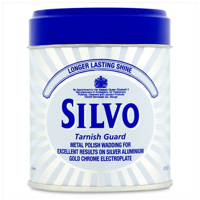 Silvo Metal Polish Cleaner Wadding 150ml (British brand)