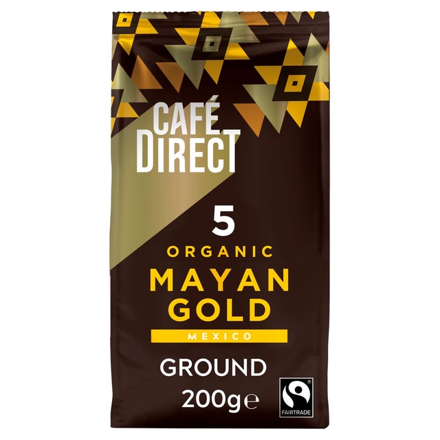 Cafedirect Mayan Gold Mexico ground coffee 200g - British product