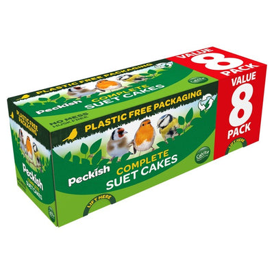 Complete Suet Cake for Wild Birds - Pack of 8