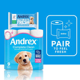 Andrex Complete Clean toilet tissue 24 rolls - British product