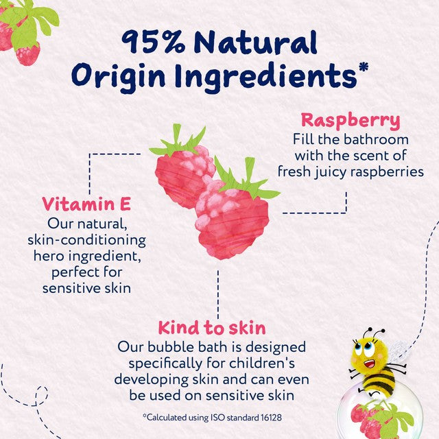 Childs Farm raspberry bubble bath 250ml - British product