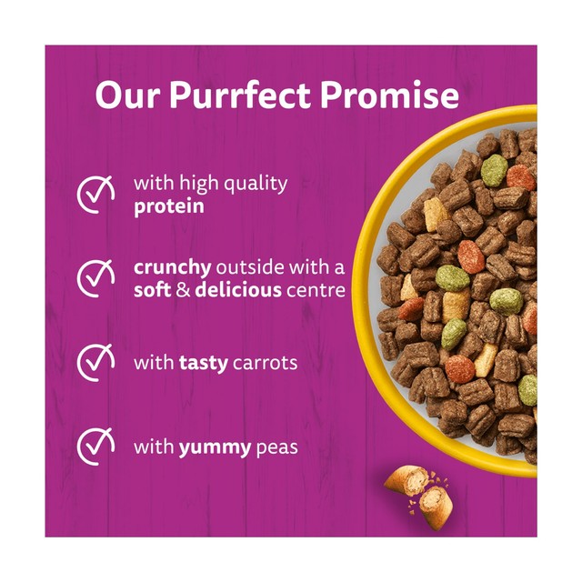 Whiskas senior dry cat food with chicken 1.9kg (British brand)