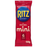 Ritz Original Mini Crackers 150g multipack, imported from the UK