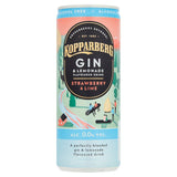 Kopparberg alcohol-free strawberry gin lemonade drink 250ml, UK version