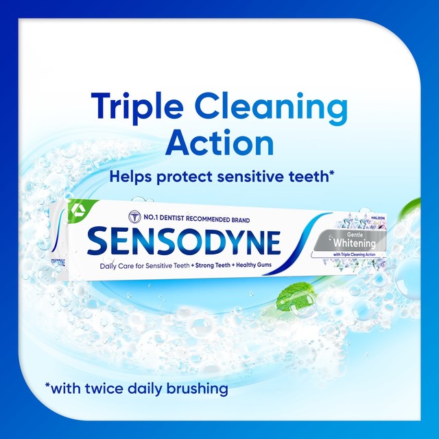 Sensodyne gentle whitening sensitive toothpaste 75ml (British brand)