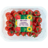 Ocado cherry tomatoes on the vine 500g, imported from the UK