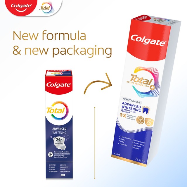 Colgate whitening toothpaste 75ml - British product