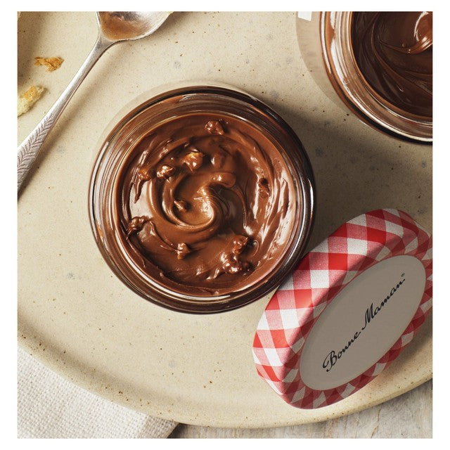Bonne Maman crunchy hazelnut chocolate spread 250g - British product