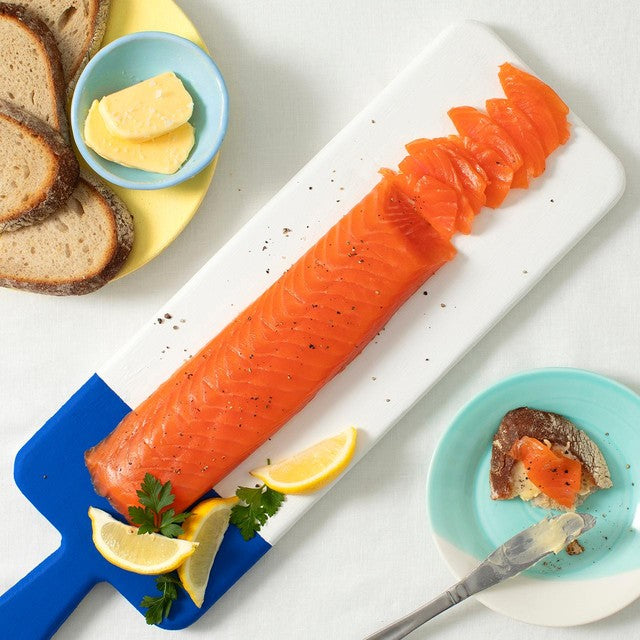 M&S Scottish smoked salmon royal fillet 400g, imported from the UK