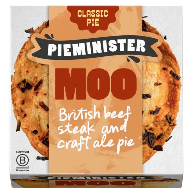 Pieminister Moo Pie Beef Steak 255g imported from the UK