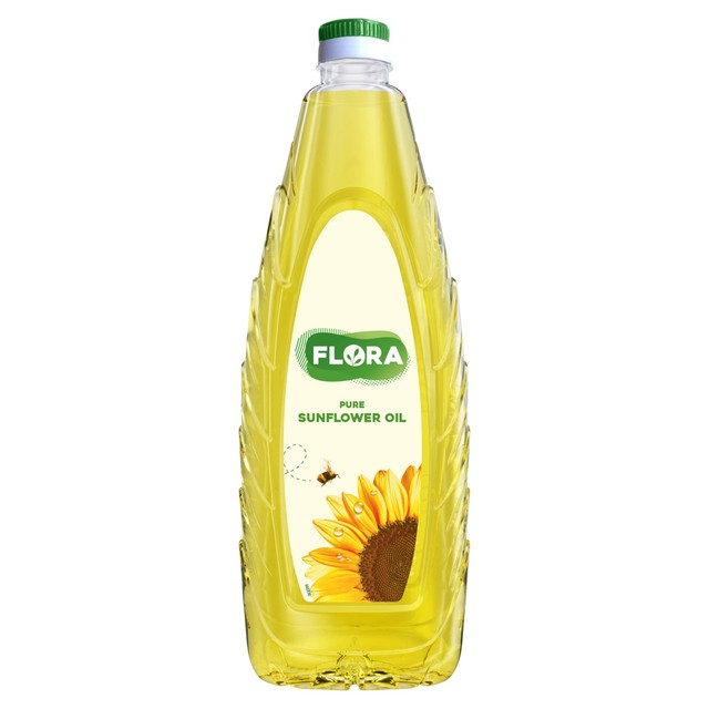 Flora Sunflower Oil Liquid 1L Bottle - British product