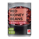 M&S red kidney beans in chilli sauce 395g, imported from the UK