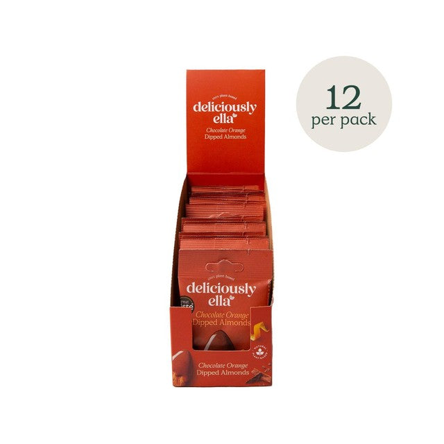 Deliciously Ella Chocolate Orange Almonds 12x27g packs - British product
