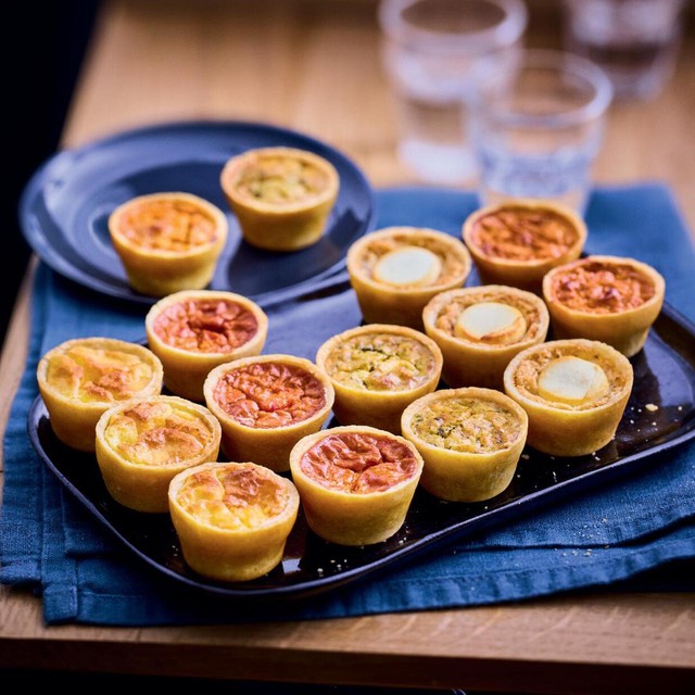 Picard mini quiches cheese and vegetables 190g, imported from the UK