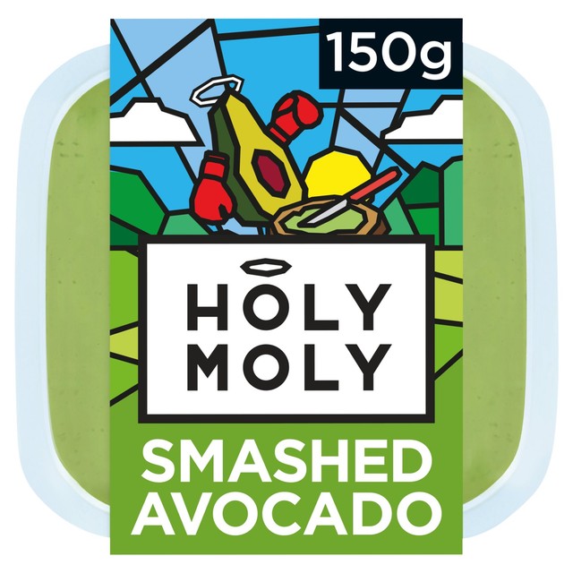 Holy Moli Smashed Avocado Tub 150g, UK version