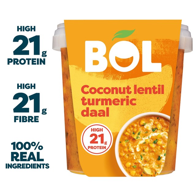 BOL coconut lentil turmeric daal pot 450g - British product