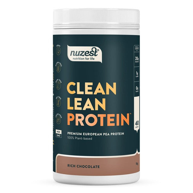 Nuzest Rich Chocolate protein powder 1kg, imported from the UK