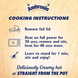 Ambrosia porridge pot apple and blueberry layer 210g - British product