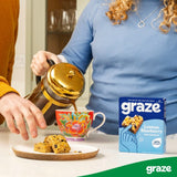Graze Cocoa Vanilla flapjack bars 4 x 30g, UK version