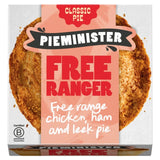 Pieminister pie with chicken, ham and leek 255g, imported from the UK