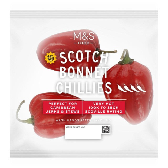 M&S Scotch Bonnet Chillies 50g, imported from the UK