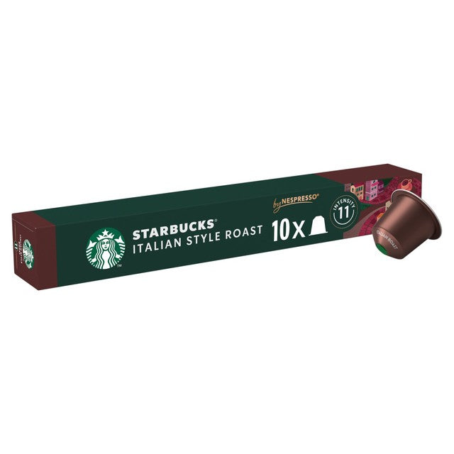 Starbucks Italian Roast coffee capsules 10 pack (British brand)