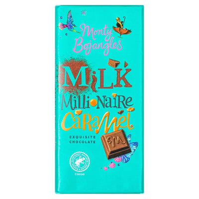 Monty Bojangles Milk Millionaire Caramel Bar Milk Chocolate Bar 150g