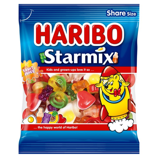 Haribo Starmix gummy sweets 160g, UK version