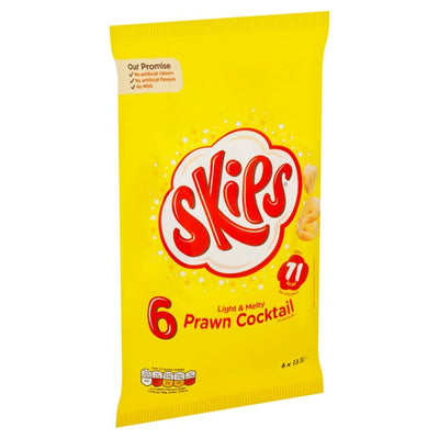 Skips Prawn Cocktail lot de 6 snacks de chips