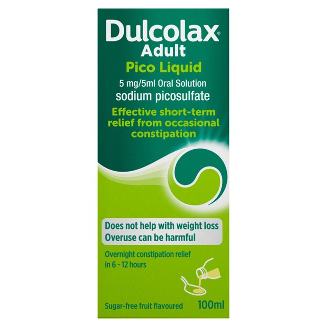 Dulcolax Adult Pico Liquid 100ml - British product