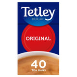 Tetley black tea bags 40 count (British brand)