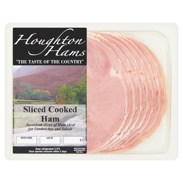 Houghton plain sliced cooked ham 250g, UK version