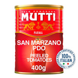 Mutti San Marzano peeled tomatoes 400g, imported from the UK