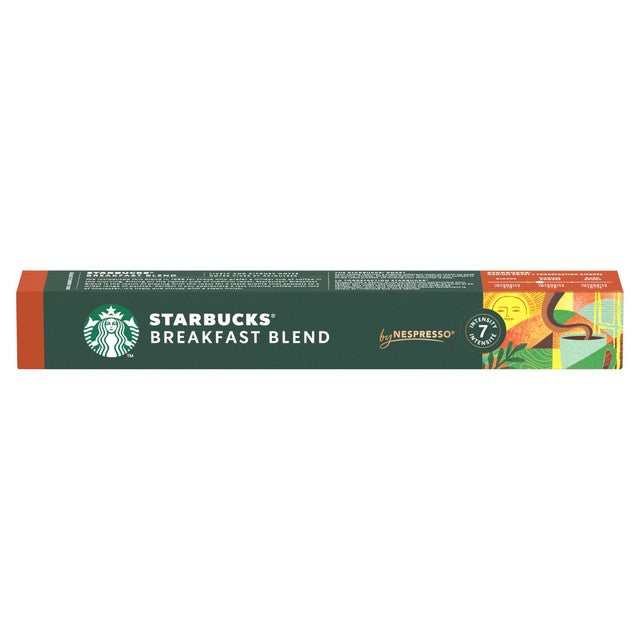 Starbucks Breakfast Blend coffee capsules 10 pack (British brand)