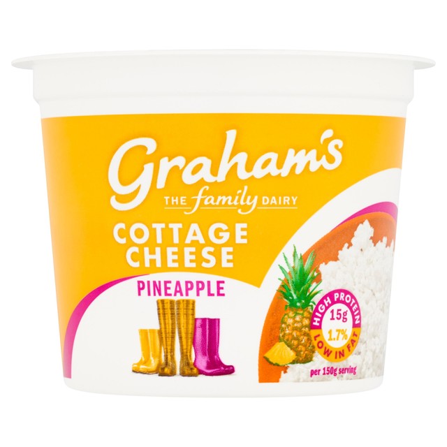Graham's low fat pineapple cottage cheese 300g, UK version