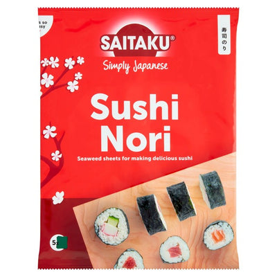 Saitaku Sushi Nori Roasted Seaweed Sheets 14g