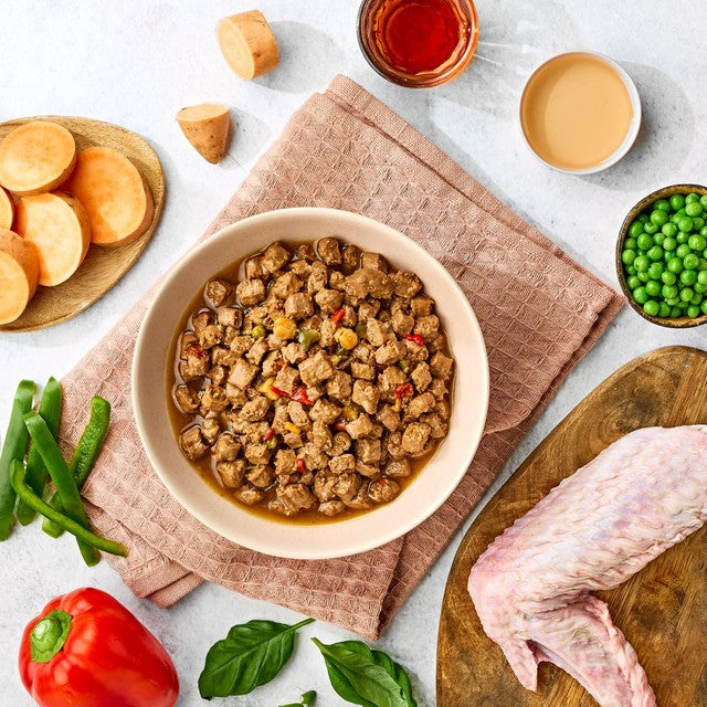 Naturo Grain Free Turkey dog food 390g, imported from the UK