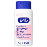 E45 Emollient Shower Cream for dry and sensitive skin 200ml - British product