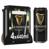 Guinness Draught Stout Beer 4 x 440ml cans, UK version