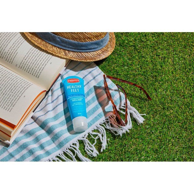 O'Keeffe's Healthy Feet unscented foot cream 85g, imported from the UK