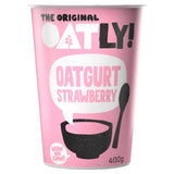 Oatly oat-based yogurt alternative strawberry 400g, imported from the UK