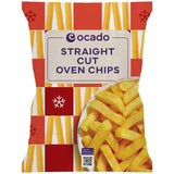Ocado Straight Cut Oven Chips 950g, imported from the UK