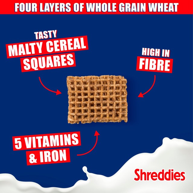Nestle Shreddies Original breakfast cereal 630g (British brand)